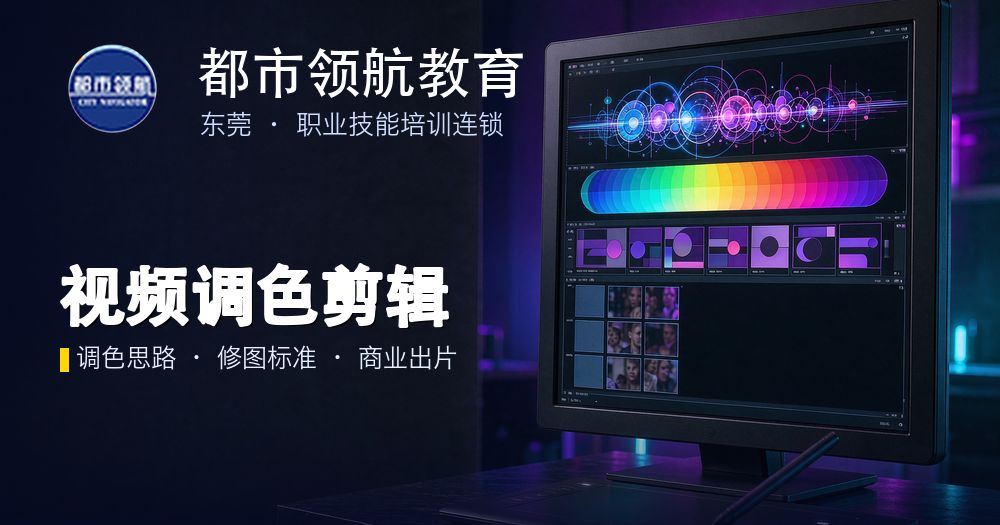 都市领航教育：视频剪辑（剪映）+达芬奇调色+修图融合培训课程