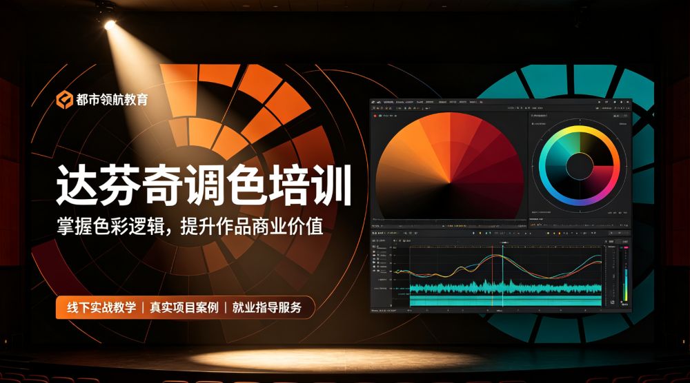 达芬奇电影感调色实战营｜零基础直达专业调色师抢占2026后期高薪赛道 ——都市领航教育