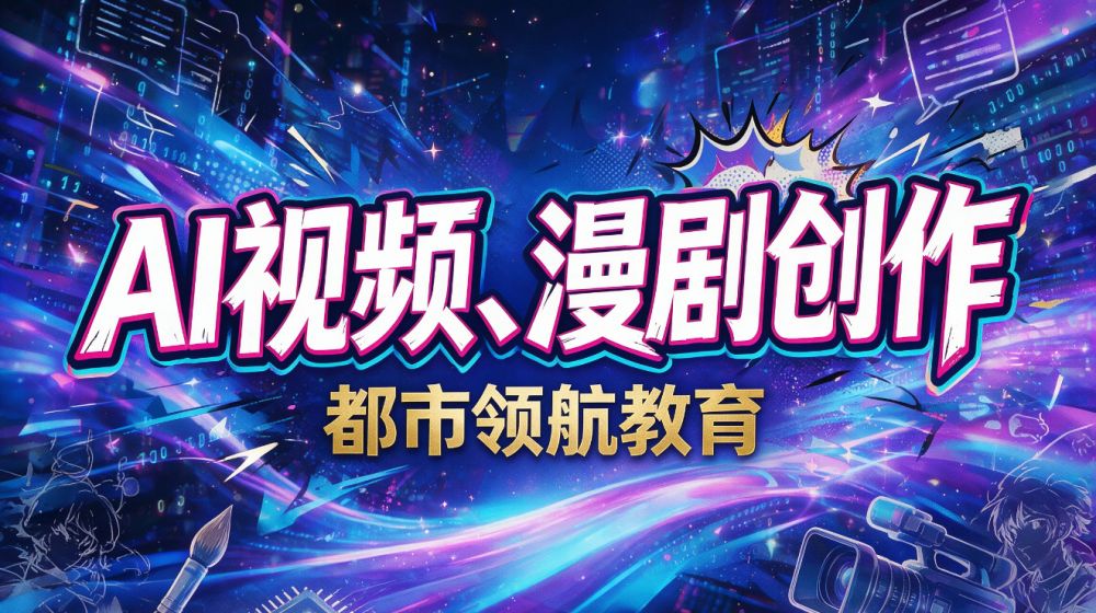 都市领航教育：AI 漫剧创作培训课程